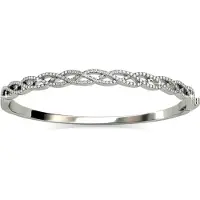 MYC Paris Geflochtene Armbänder - Silber und Kristall