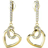 MYC Paris Allure Ohrringe - Gold und Kristall