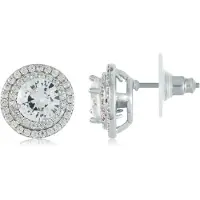 U.s. polo assn. US Polo Assn Jewellery – Ohrringe mit Kristall-Rhodium
