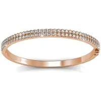 MYC Paris Glamour Armbänder - Roségold und Kristall