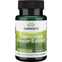 Swanson Health , Chamomille Flower Extract (Kamillenblüten-Extrakt),glutenfreie Kapseln 60 St