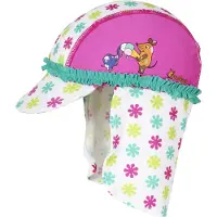 Playshoes Nackenschutzcap "Die Maus" in Weiß/ Bunt | Gr.: 53 cm