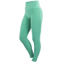 Guggen Mountain Damenleggings Seamless Damen Leggings Tights Türkis