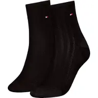 Tommy Hilfiger Kurzsocken "TH WOMEN SHORT SOCK 2P SHINE" 2 Paar, mit feinem Rippendetail