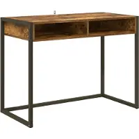 vidaXL Schreibtisch Raucharbe Holzwerkstoff 100 x 50 x 75 cm