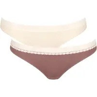 Sloggi Brasilslip "GO Ribbed" Feinripp, Stretch-Spitze, bequem, weich, elastisch