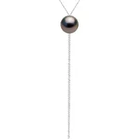 ATELIERS SAINT GERMAIN Halskette Tie – echte Tahiti-Zuchtperle, rund, 12–13 mm