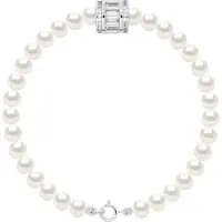 ATELIERS SAINT GERMAIN Armbandreihe aus echten Süßwasser-Zuchtperlen, halbrund, 5–6 mm