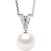 ATELIERS SAINT GERMAIN Halskette Prestige Schmuck - Echte Süßwasser-Zuchtperle rund 9-10 mm