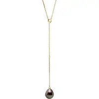 ATELIERS SAINT GERMAIN Halskette LASSO – Echte Zuchtperle Birne 8-9 mm