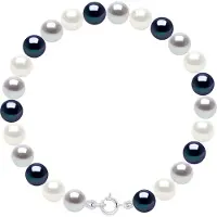 ATELIERS SAINT GERMAIN Armband aus echten Süßwasser-Zuchtperlen rund 6-7 mm