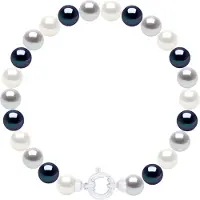 ATELIERS SAINT GERMAIN Armbandreihe aus echten Süßwasser-Zuchtperlen rund 6-7 mm