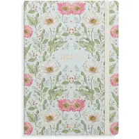 Ark Burde Notizbuch Deluxe A5 blue flower / / Notizbuch