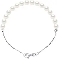 ATELIERS SAINT GERMAIN Armband echte Süßwasser-Zuchtperle rund 6-7 mm