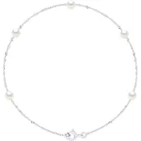 ATELIERS SAINT GERMAIN Armband – 5 echte Süßwasser-Zuchtperlen rund 4–5 mm