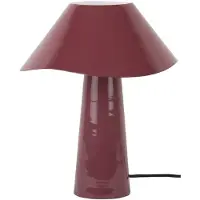 Present Time - Tischleuchte Ameno - Dunkles Lila - Ø28cm Tischlampe - Nachttischlampe, Wohnzimmer, Schlafzimmer