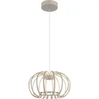 Globo Pendelleuchte Ribbon sandbraun