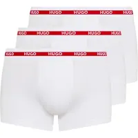 HUGO Dreierpack Boxershorts aus Stretch-Baumwolle mit Logo-Bund Grösse XL