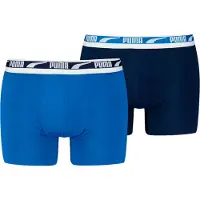 Puma Boxershorts "MEN EVERYDAY MULTI LOGO BOXERS 2P" Komfortabler Logobund