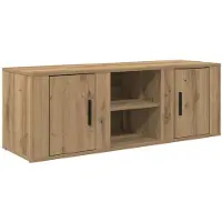 vidaXL TV-Schränk 100 x 31,5 x 35 cm Artisan-Eiche Holzwerkstoff
