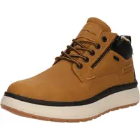 Tom Tailor Winterboots , Herren, Gr. 42, camelfarben, Lederimitat, kontrastfarbene Details, Schuhe Winterboots, mit wasserabweisender Funktion