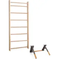 Sport-Thieme Sprossenwand mit Klimmzug-Dip-Stange, Sprossenwand 210x80 cm