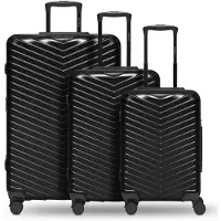 Redolz Essentials 18 Trolley Set 3-teilig Metallic Black schwarz 56cm