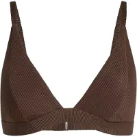 Adidas Damen Bikinioberteil Iconisea Ribbed Padded Triangle Bikini Top