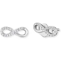 Engelsrufer Damen-Ohrstecker Infinity 925er Silber Farbstein Engelsrufer Silber