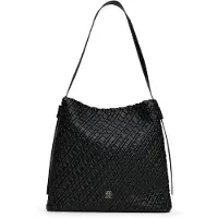 Tommy Hilfiger Handtasche Th Braided Maxi Hobo AW0AW18161 Schwarz