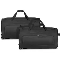 Redolz Reisetasche Trolley Duffle Essentials Wheeled Duffle Set L + L L Black schwarz 71cm