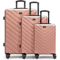 Redolz Essentials 07 Trolley Set 3-teilig Rose 3 lachsfarben 56cm