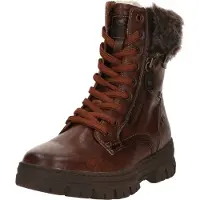 Mustang Damen Stiefelette mit flauschigem Einstieg 15M0192006, Größe:40 EU, Farbe:Braun