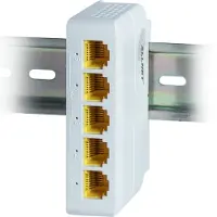ALLNET 222870, Unmanaged, L2, Gigabit Ethernet (10/100/1000), Power over Ethernet (PoE), Rack-Einbau, DIN rail