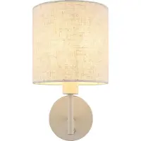 Globo Wandleuchte Deleon sandbraun
