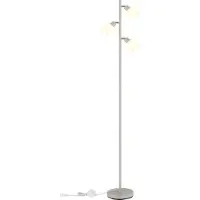 Globo Stehlampe Trent sandbraun