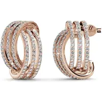 MYC Paris Cherish Ohrringe - Roségold und Kristall