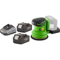 Procraft PX20BLbb Akku Exzenterschleifer 20 V 125 mm Brushless + 2x Akku 4,0 Ah + Ladegerät