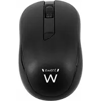 Ewent EW3223, Beidhändig, Optisch, RF Wireless, 1000 DPI, Schwarz