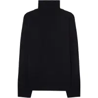Seidensticker Strickpullover , Herren, Gr. S, schwarz, 80% Wolle, 15% Polyamid, 5% Kaschmir, unifarben, oversize, ohne Ausschnitt, Pullover Strickpullover, 1/1 Stehkragen Uni