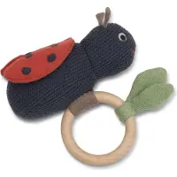 Vanilla Copenhagen Ladybug Rassel, Berry, Babyspielzeug