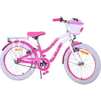 Tpfsports Lovely Kinderfahrrad - Mädchen - 20 Zoll - 2 Handbremsen - Rosa