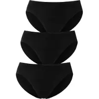 Mey Jazz-Pants Slips "LIGHTS", Damen, Gr. 36 (36), schwarz, Single Jersey, Obermaterial: 55% Baumwolle, 40% Viskose, 5% Elasthan, körpernah, Unterhosen Jazz-Pants Slips, ohne störende Seitennähte