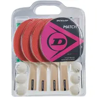 Dunlop Match Tischtennis Set (4 Spieler)