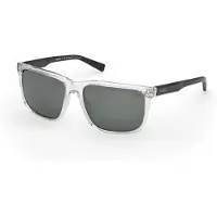 Timberland TB00037 Herren-Sonnenbrille Vollrand Quadratisch Kunststoff-Gestell, transparent