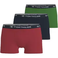 Tom Tailor Boxershorts "Buffer" weich, bequem, basic, eng, Logobund, Baumwollmix