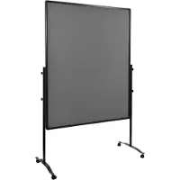 Legamaster Moderationswand PREMIUM PLUS klappbar, Textil, grau