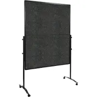 Legamaster Moderationswand PREMIUM PLUS klappbar, Textil, anthrazit
