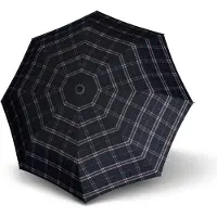Knirps T.200 Medium Duomatic check navy