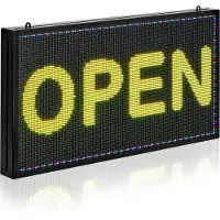 Vevor programmierbare LED Zeichen P10 Vollfarbe flexibles digitales Scrolling Panel